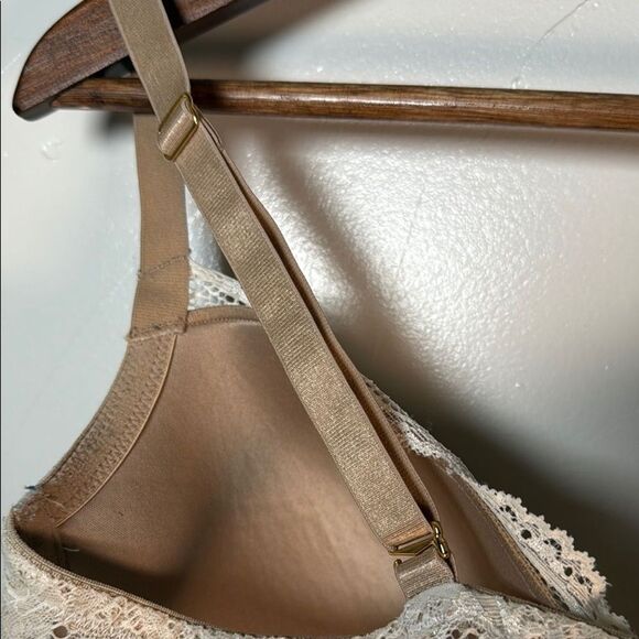 Third Love Beige Cream Lace Bra with Adjustable Straps Size 36D - Picture 9 of 14